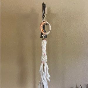 Woven hanging wall decor